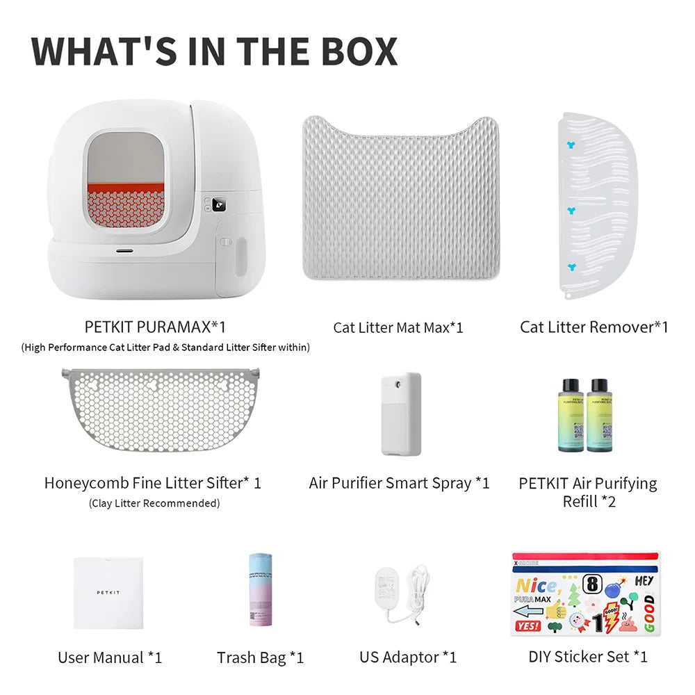 Lettiera Automatica Smart PETKIT PuraMax 2 — Autopulizia 15 Giorni App Control