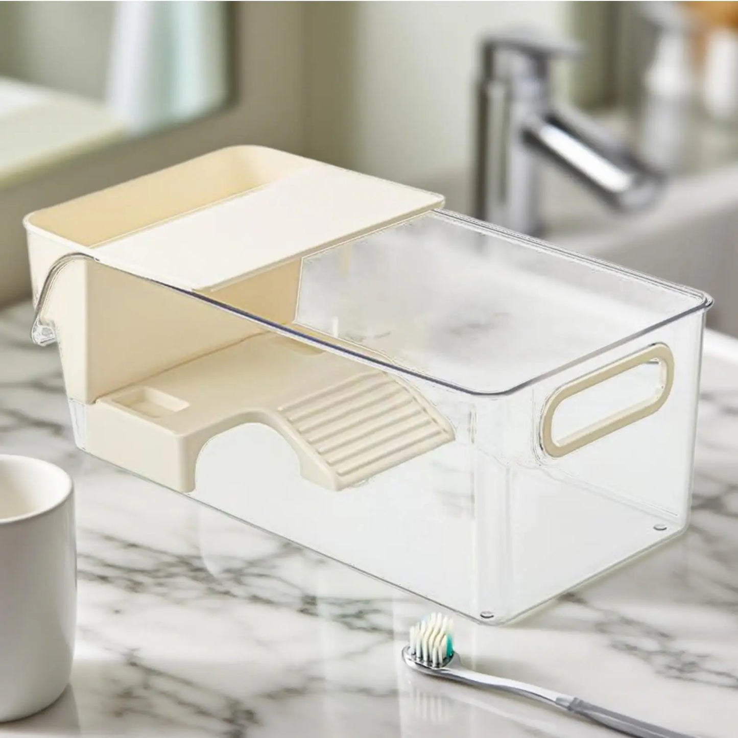 Acquario Terrario Multifunzione per Tartarughe — Trasparente