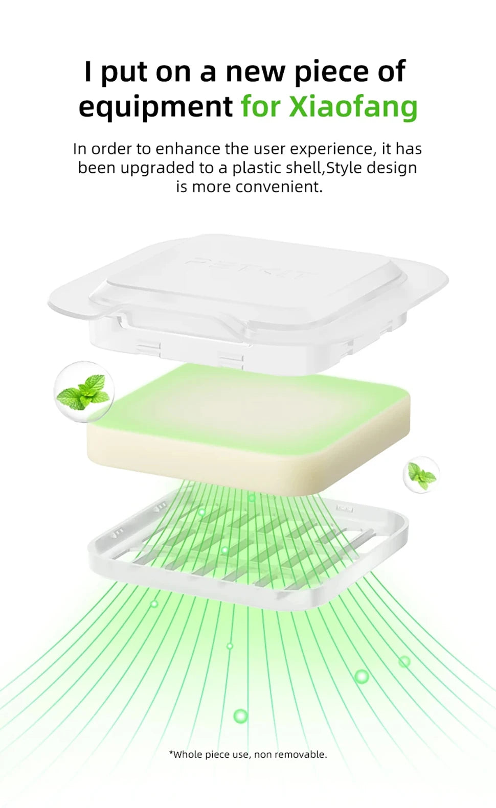 Cartuccia Deodorante PETKIT N50 per Lettiera Automatica — Elimina gli Odori"