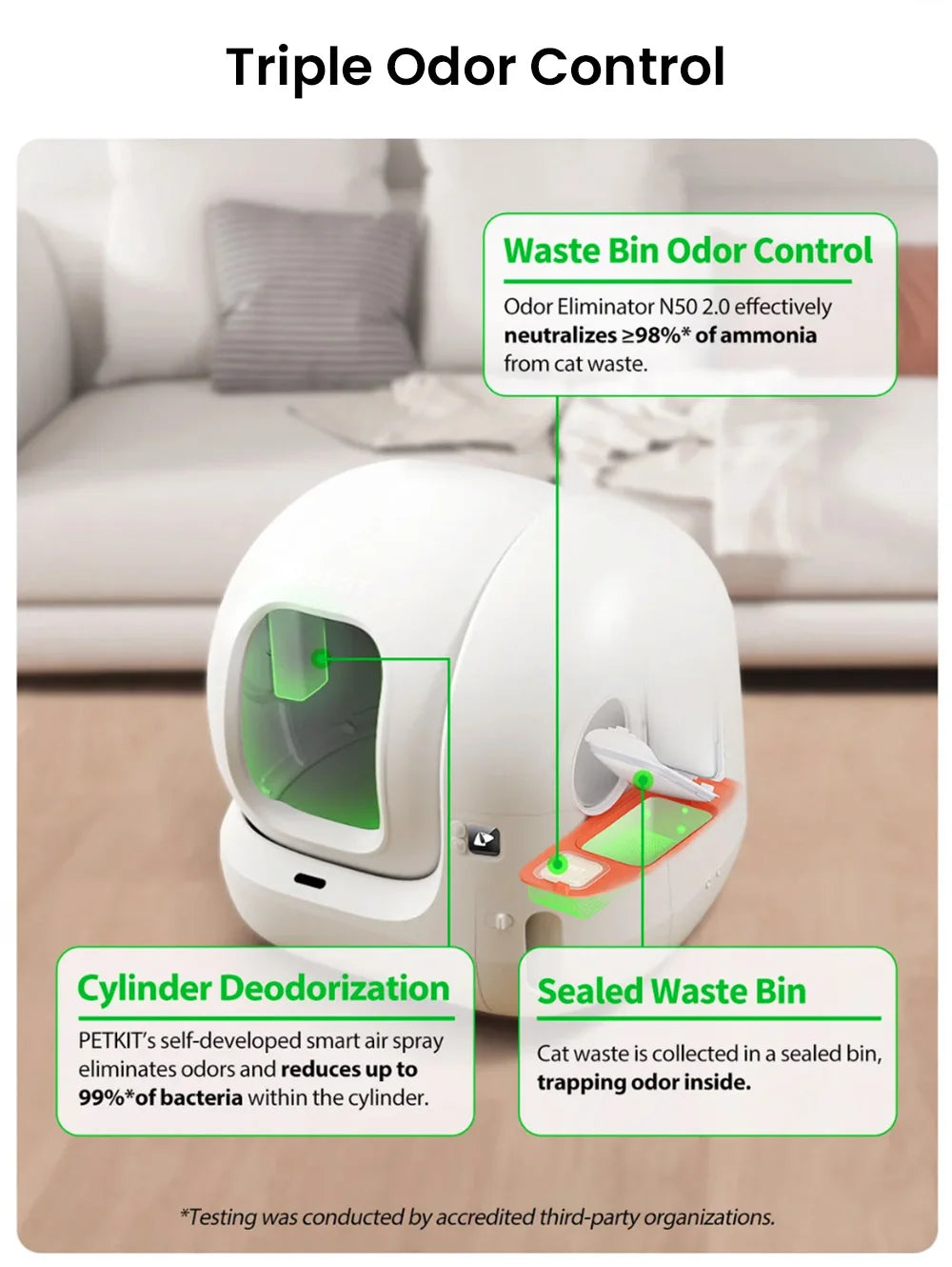 Lettiera Automatica Smart PETKIT PuraMax 2 — Autopulizia 15 Giorni App Control