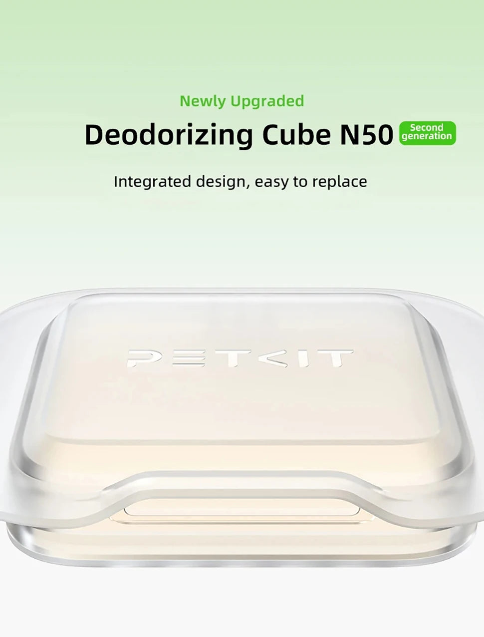 Cartuccia Deodorante PETKIT N50 per Lettiera Automatica — Elimina gli Odori"