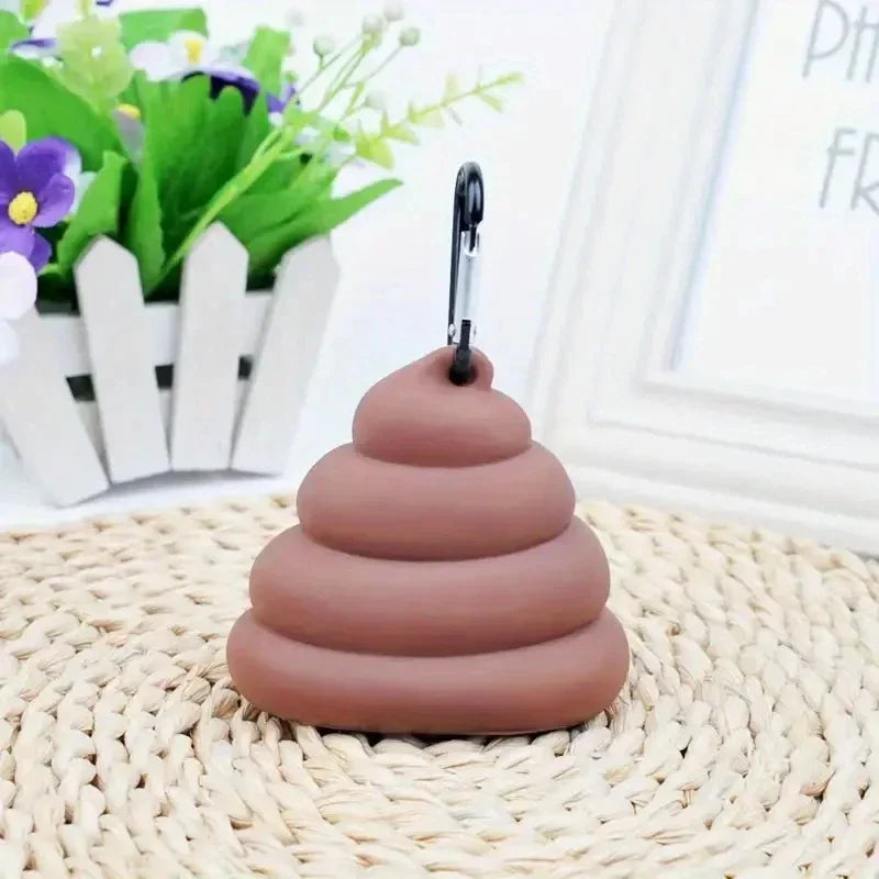 Dispenser Sacchetti per Cani — Porta Sacchetti con Clip per Guinzaglio